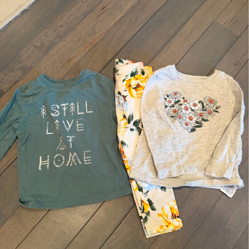 Old Navy Kids Clothes - Teal, Gray, and Floral